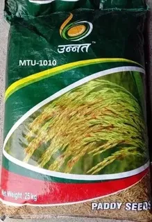 Unnat MTU-1010 Paddy Seed, Packaging Type: PP Bag, Packaging Size: 25kg