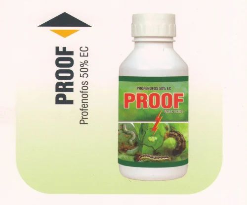 Sprays Insect Control Profenofos 50% Ec Insecticides, 250 ml 500 ml 1 ltr, Packaging Type: Bottle