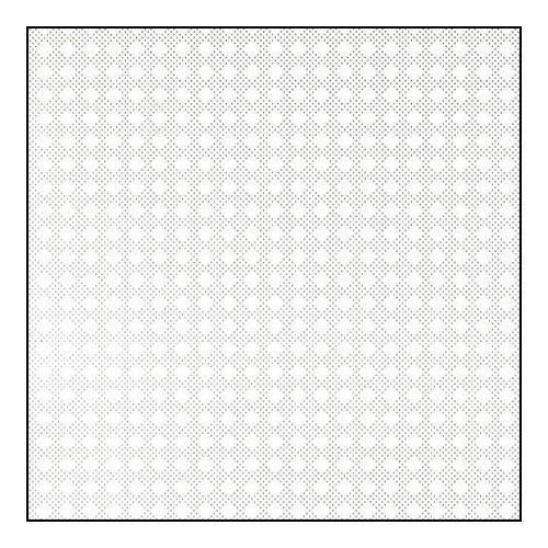 8111 GRG Fully Perforated Ceiling Tile, Thickness: 12 mm