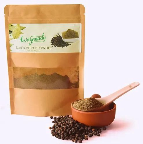 Wayanady Black Pepper Powder, For Cooking, Packaging Size: 400 g