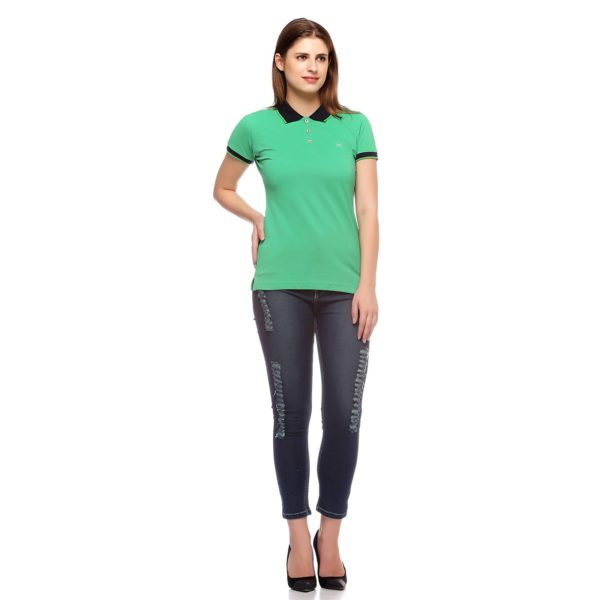 Ladies Cotton Half Sleeve Sports T Shirt, Size: M-XXL