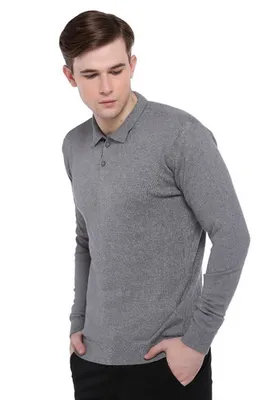 Grey Mens Sweater