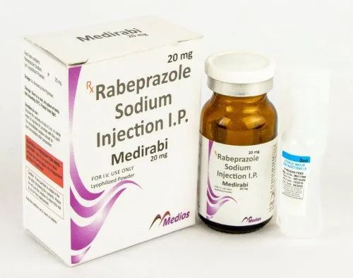 Medirabi Rabeprazole Sodium Injection IP, 20mg