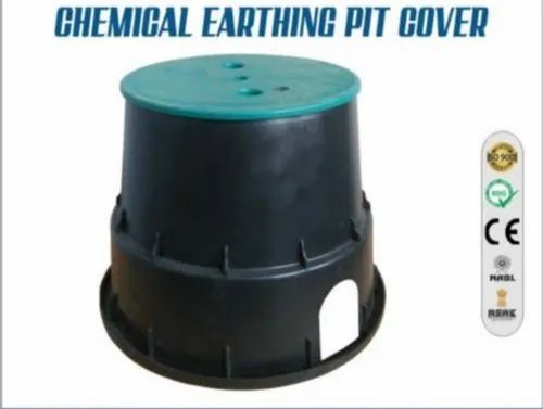 PVC Black And Sky Blue Chemical Earthing Pit Cover