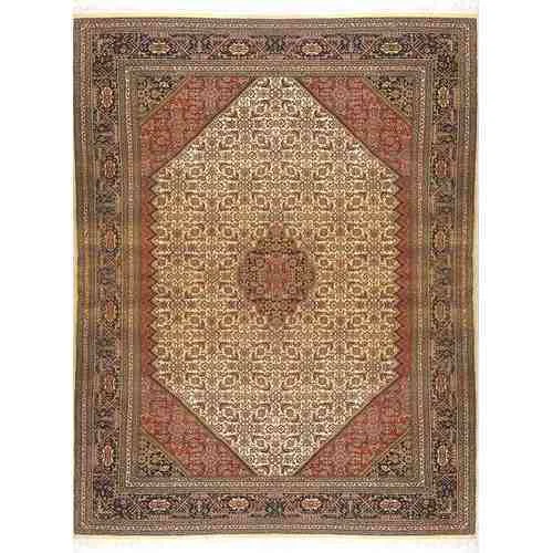 High-Pile Single Knotted Indo- Gangetic  Premium Silk Rugs