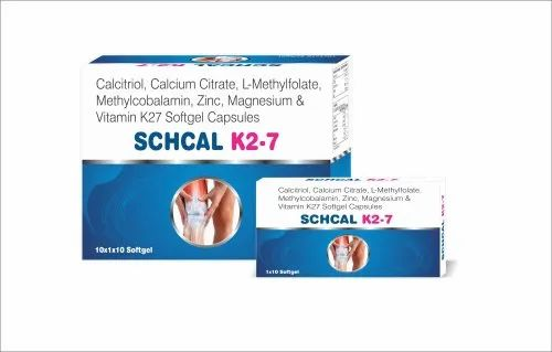 Nutraceuticals Calcium Soft Gelatin Capsules, GMP