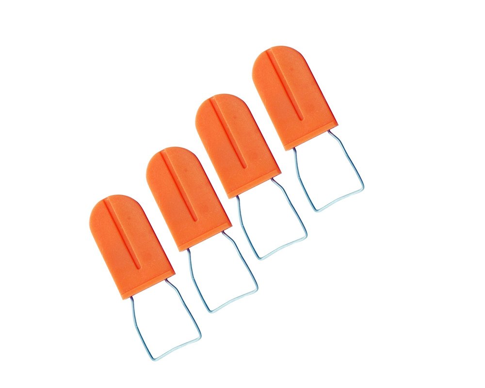 Orange PP Garment Seal Tags, Size: Standard, Packaging Type: Box
