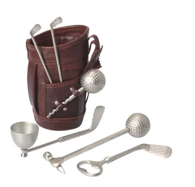 Leather Golf Bar Set of 100