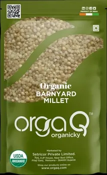 QrgaQ Organicky Organic Barnyard Millet 908 grams  High Protein & 100% more fibre than rice