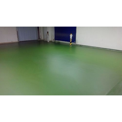 Green Industrial Building PU Concrete Flooring Service