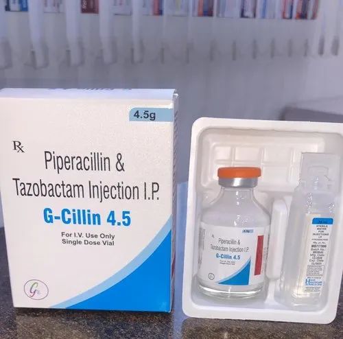 G-Cillin Piperacillin Tazobactam Injection, 4.5 gm