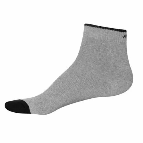 Cotton Gray Jockey Men Solid Ankle Socks, Size: Free