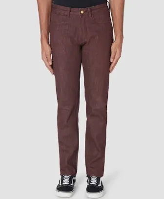 Korra Men's Maroon || Organic Cotton Jeans
