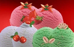 Fresh Fruit Ice Cream