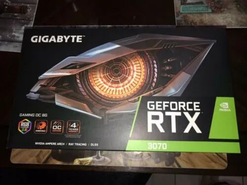 GIGABYTE GeForce RTX 3070 GAMING OC 8GB Gaming Graphics Card- GDDR6, Complete