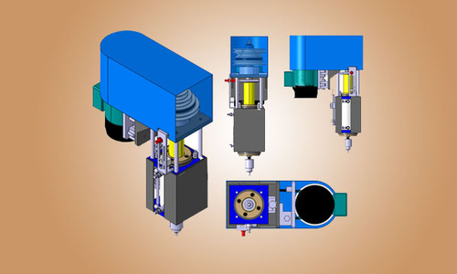 Automatic Electro Pneumatic Drill Head