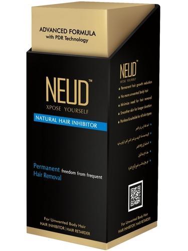 India NEUD Natural Hair Inhibitor for Men & Women - 1 Pack (80gm), for Permanent Hair Growth Reduction