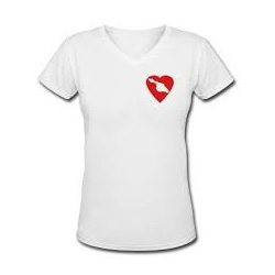 V Neck Women T Shirt