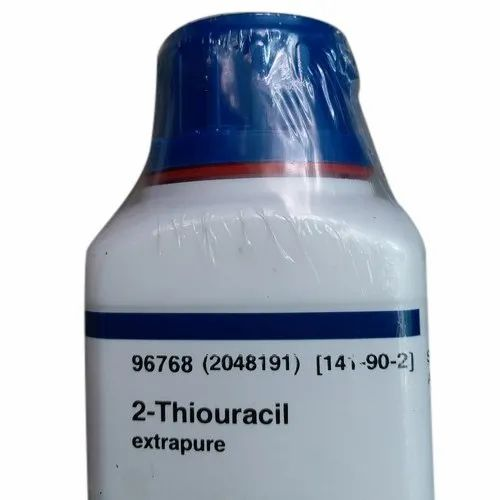 Pale Yellow 2 Thiouracil Extra Pure Powder, Packaging Type: Plastic Bottle, Packaging Size: 100 Gm
