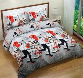 Sweet Dreams  Romano 3 Pcs. Bed Sheet ( 1 Bed Sheet + 2 Pillow Cover)