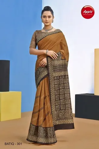 Apple Batiq Designer Saree