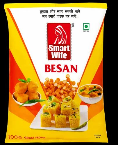 Smart Wife Besan (500 G), Packaging Type: Packet