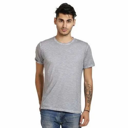 Round Neck Men's T Shirt