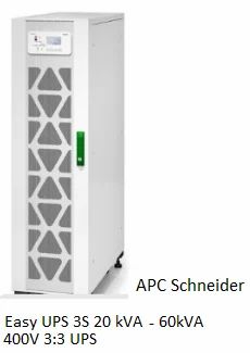 Three Phase APC Schneider 20 KVA On Line UPS, Model No.: Easy UPS 3S 20 kVA ,20000