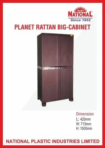 National Plastic Planet Rattan Big-Cabinet