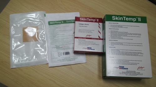Collagen (Type 1) Sheet Skin Temp II 2" x 3", Packaging Type: Box