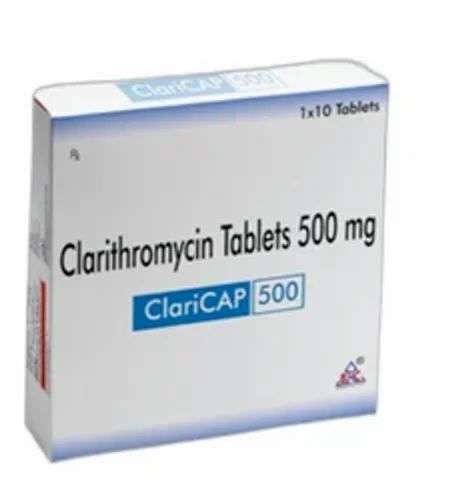 500mg Claricap Tablets, Prescription