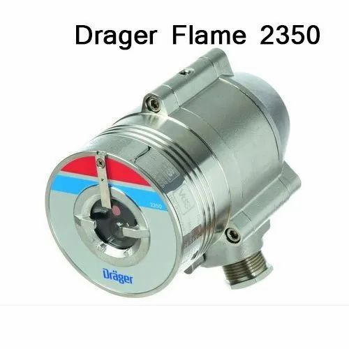 UV & IR Flame Detector, Model: Drager Flame 2350 UV and IR Fixed Gas Flame Detectors
