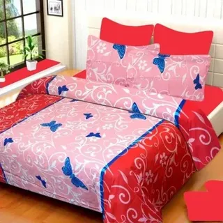 Printed Cotton Double Bed Sheet