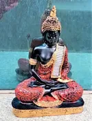 Ckone Multicolor Resin Handecor Buddha Statue, Size/dimension: 9.5"