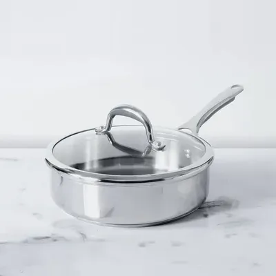 Pots And Pans Meyer 24cm Stainless Steel Sautepan, Round, Capacity: 3 Litres (volume)