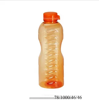 Orange Plastic And Fridge Bottles