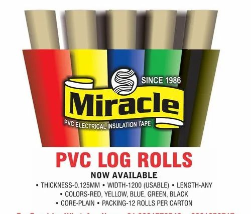 Miracle Black PVC Log Roll