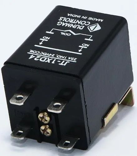 1 Pole 25 Amp Dunmag JT-1XD24 DC Relay, For Electrical Appliances, 250 V