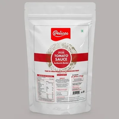 Delicos Tomato Sauce Paste, Packaging Size: 1kg, Packaging Type: Packets