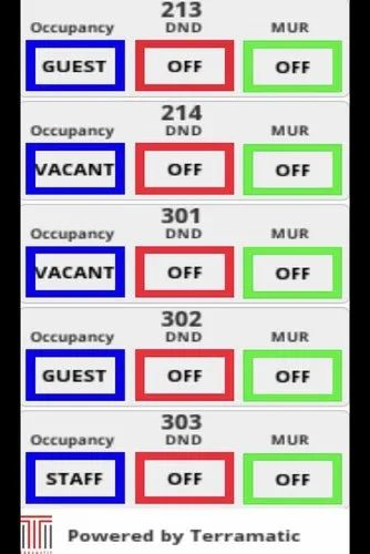 Hotel Guest Room Controller App Based