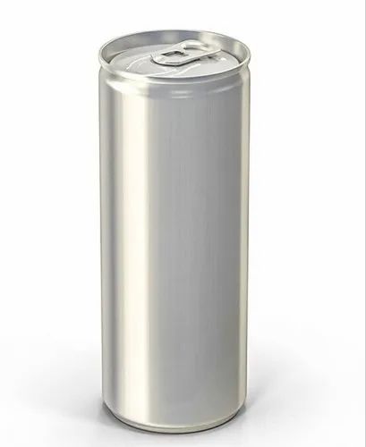 Silver Empty Beverage Cans, For Beverages, Packaging Size: 250 ml