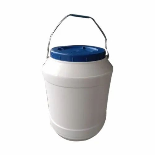 White Round 15L HDPE Dahi Jar, for Storage