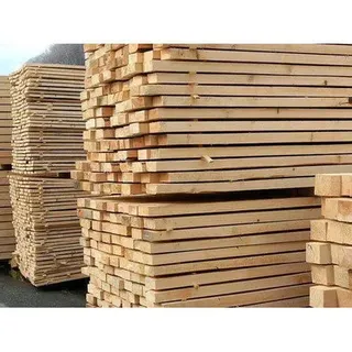 Timber Wood Rectangle Plank, Thickness: 5 to 8 cm