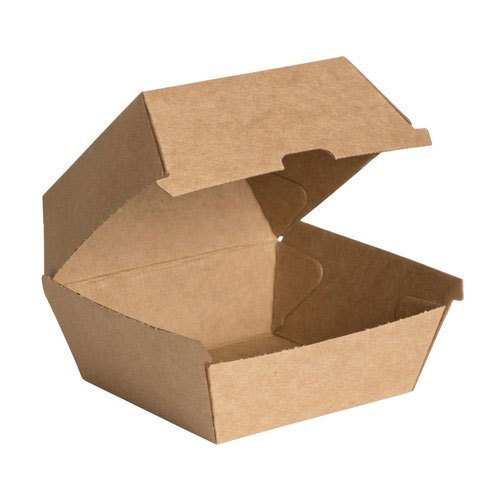 Brown Corrugated Burger Packaging Boxes, Ply: 2, Box Capacity: 250-500 gm