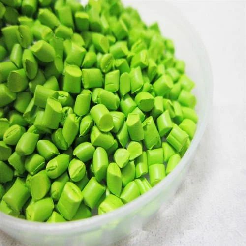 Blend Colours Granules Apple Green Plastic Masterbatch, 120-180 Deg C, Packaging Size: 25 kg