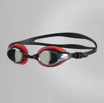 Speedo Marine Supreme Mirror Goggles Free Size-811319B990(Lava Red/Black/Chrome)