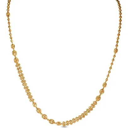 Bead Chain In 22K Gold