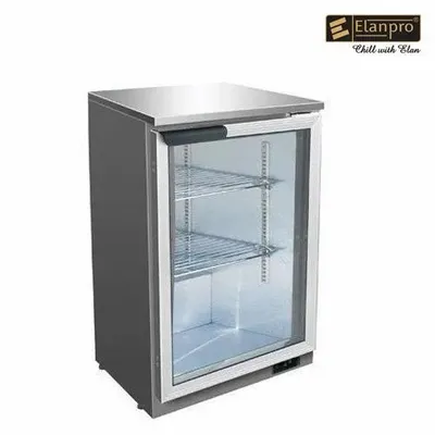 Stainless Steel Elanpro GF5 G Single Door Glass Froster, Storage Capacity: 100 L, -5 Degree C ~ -10 Degree C