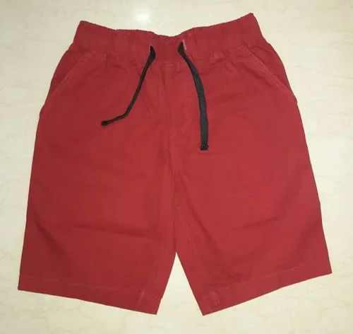 Marron Boys Cotton Shorts