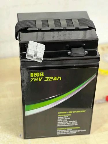 Black Spark 72V Rechargeable Electric Scooter Battery, Capacity: 32Ah